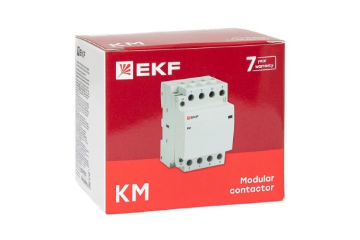 Контактор модульный КМ 63А 4NО (3 мод.) EKF PROxima