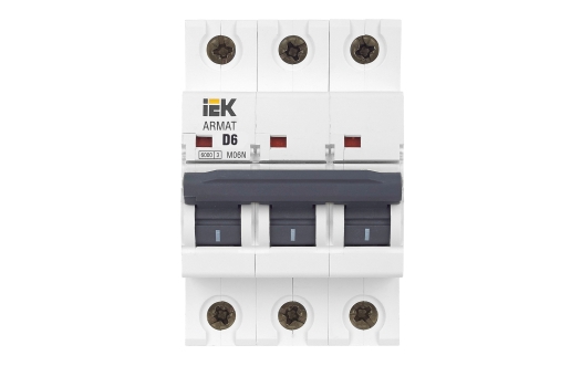 ARMAT Автоматический выключатель M06N 3P D 6А IEK