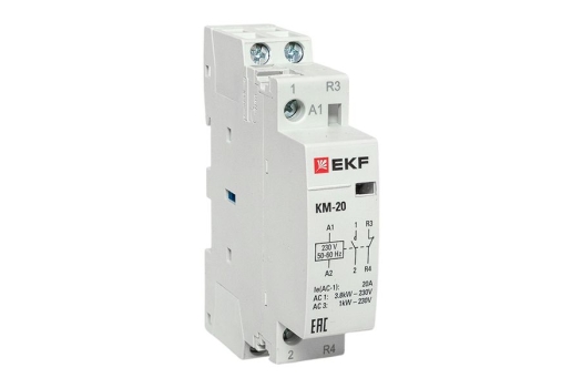 Контактор модульный КМ 20А NО+NC (1 мод.) EKF PROxima