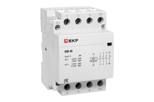 Контактор модульный КМ 40А 3NО+NC (3 мод.) EKF PROxima