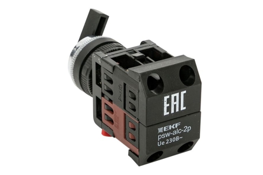 Переключатель АLС-22 2P черный NO+NC EKF EKF PROxima