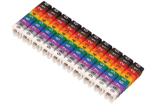 Маркер кабельный МКН-'N' желтый 2,5мм2 (1000шт/упак) IEK