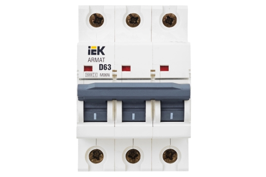 ARMAT Автоматический выключатель M06N 3P D 63А IEK