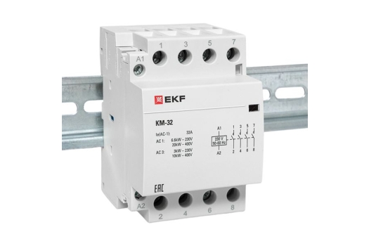 Контактор модульный КМ 32А 4NО (3 мод.) EKF PROxima
