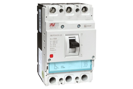 Автоматический выключатель AV POWER-2/3 125А 35kA TR EKF AVERES