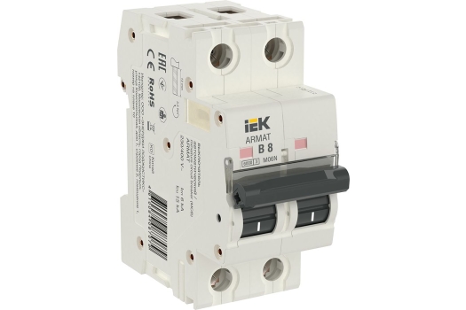 ARMAT Автоматический выключатель M06N 2P B 8А IEK