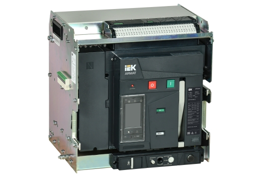 ARMAT Воздушный автоматический выключатель выдвижного исполнения 4P типоразмер A 66кА 1000А расцепитель TT с комплектом аксессуаров 220В: мотор привод катушка включения катушка отключения IEK