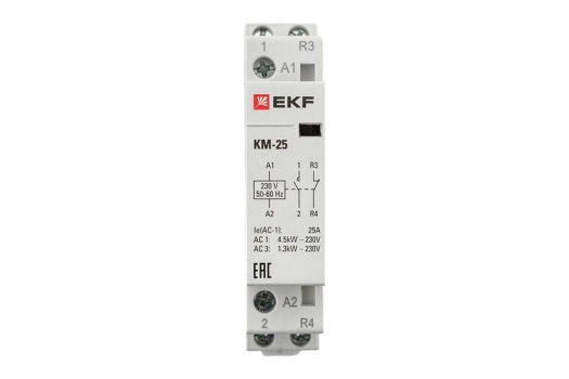 Контактор модульный КМ 25А NО+NC (1 мод.) EKF PROxima