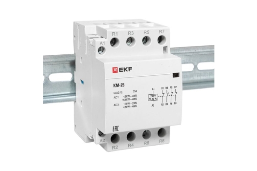 Контактор модульный КМ 25А 4NC (3 мод.) EKF PROxima