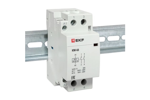 Контактор модульный КМ 63А 2NО (2 мод.) EKF PROxima