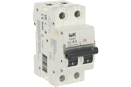 ARMAT Автоматический выключатель M06N 2P B 3А IEK