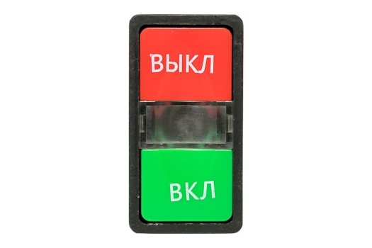 Кнопка AS-22N 'Пуск-Стоп' прямоугольная 220В NO+NC EKF PROxima