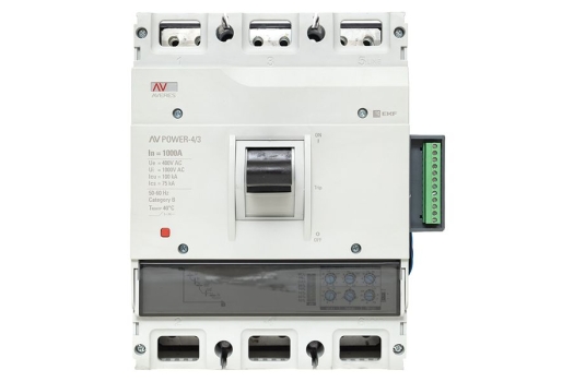 Автоматический выключатель AV POWER-4/3 1000А 100kA ETU2.2 EKF AVERES