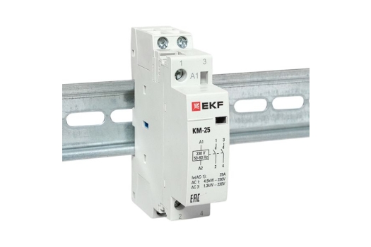 Контактор модульный КМ 25А 2NО (1 мод.) EKF PROxima