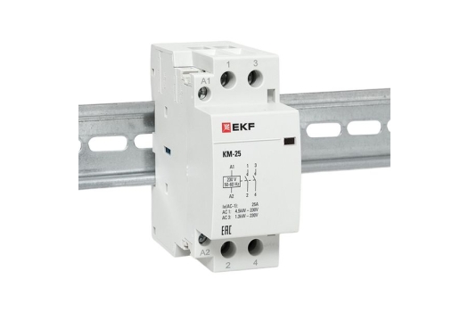 Контактор модульный КМ 25А 2NО (2 мод.) EKF PROxima
