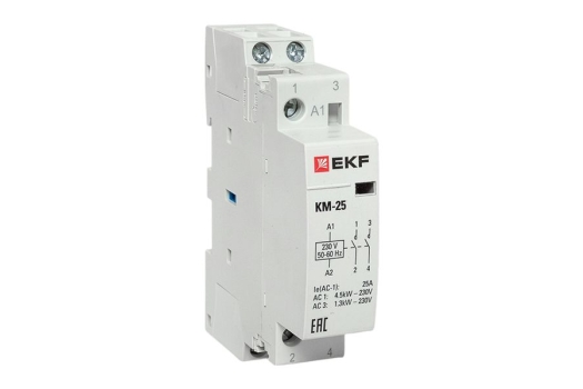 Контактор модульный КМ 25А 2NО (1 мод.) EKF PROxima