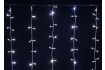 LIGHTING Гирлянда занавес 1,5х1,5м 160 светодиодов белый свет IP20 прозрачный шнур 3м 230В транзит IEK